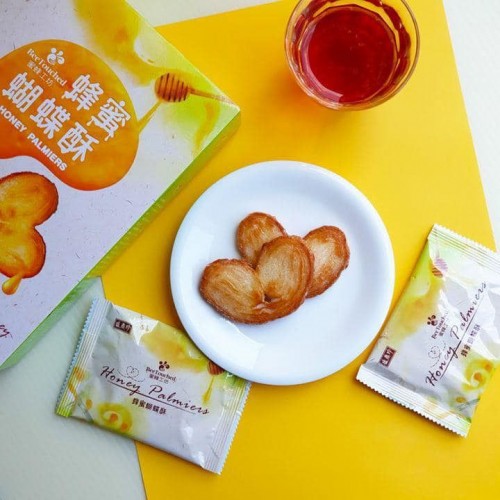 台灣【蜜蜂工坊】x【盛香珍】蜂蜜蝴蝶酥 136g